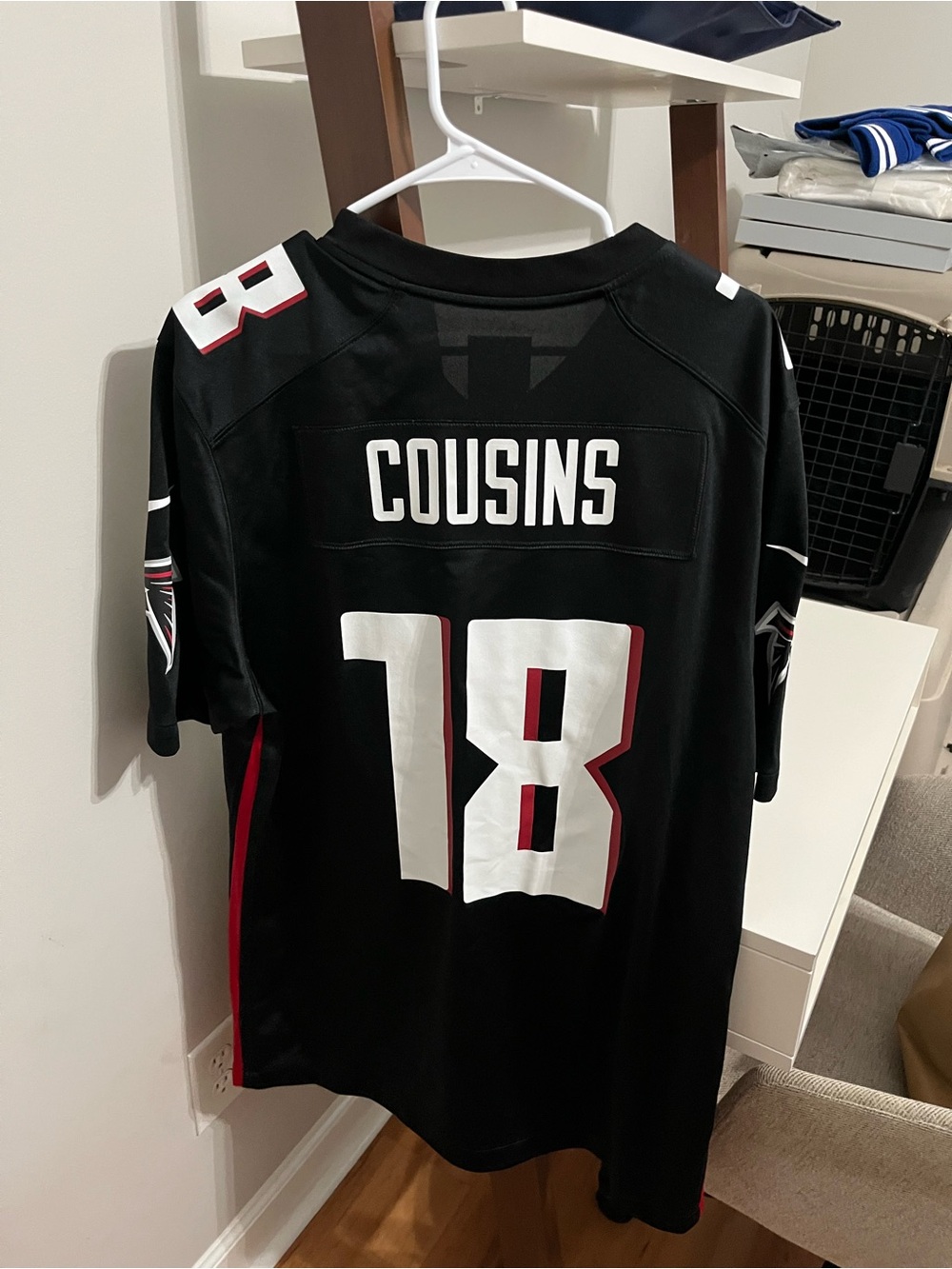 Nike Atlanta Falcons Black & Red Football Jersey